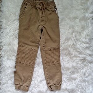 Kids Casual Tan Jogger Pants